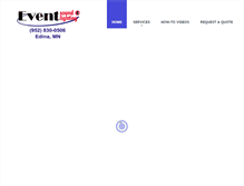 Tablet Screenshot of eventsoundandlighting.com
